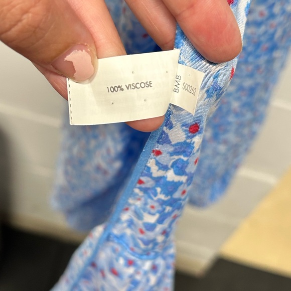 Poupette St Barth Della Midi Dress XS Viscose Revolve - Picture 6 of 6